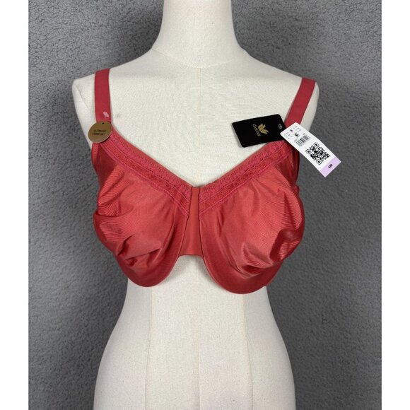 Wacoal Women's Perfect Primer Full Figure Underwire Bra 42D Mineral Red NWT's. - Picture 1 of 7